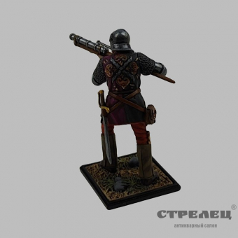 картинка — оловянный солдатик «стрелок с куливриной». европейская пехота