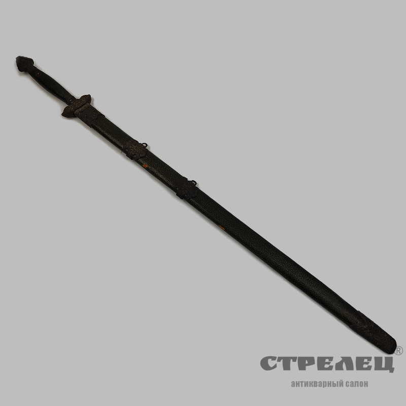 картинка — меч китайский прямой «цзянь», 19 век 