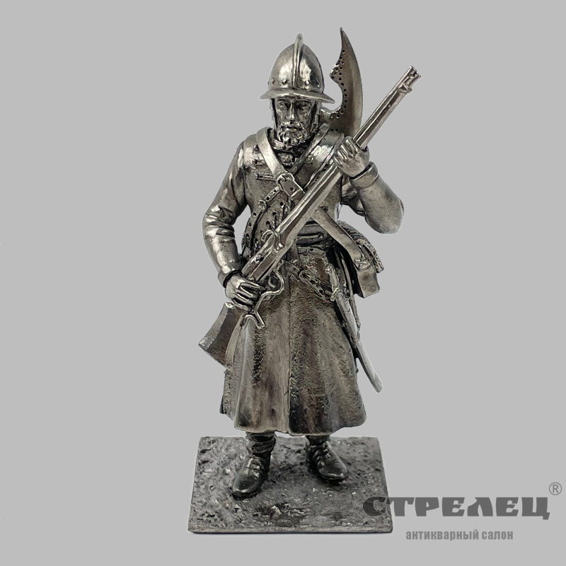 картинка — оловянный солдатик «мушкетёр московских стрелецких приказов»
