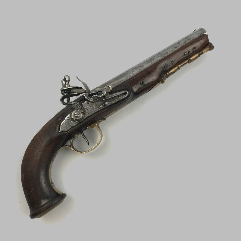 картинка пистолет кремнёвый, французский, 18 век