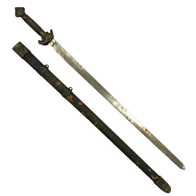 Прямой китайский меч «Цзянь», 18 век