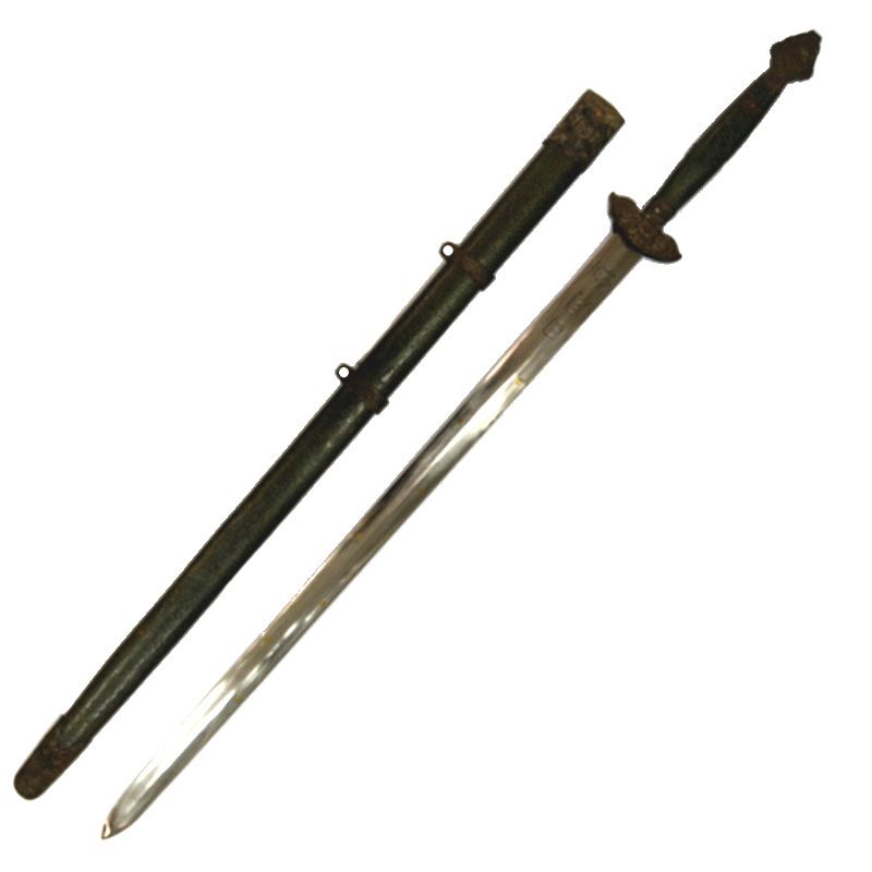 картинка прямой китайский меч «цзянь», 19 век 