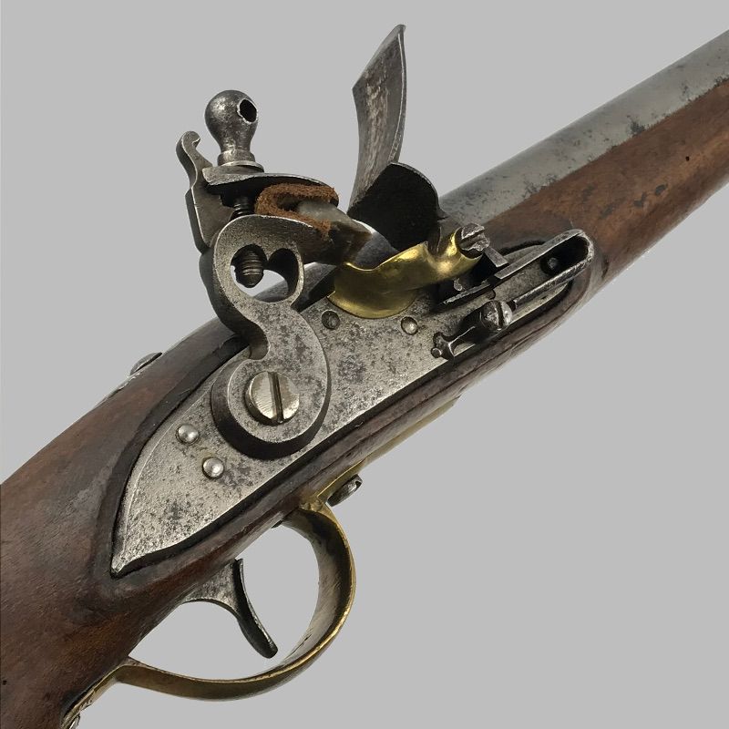 картинка пистолет кремнёвый, европейский, конец 18 - начало 19 века 