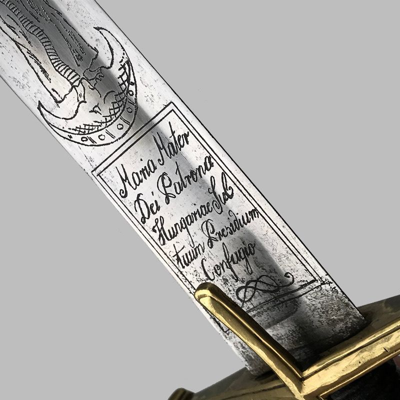 Гусарская венгерская сабля «МАДОННА», 18 век. Антикварный салон Стрелец