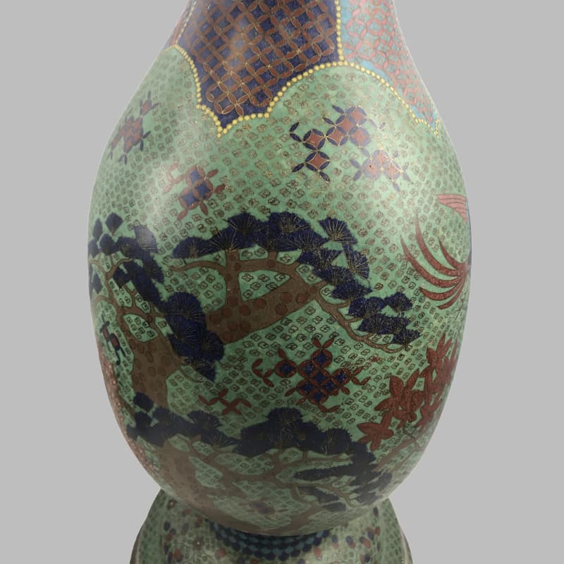 Японские фарфоровые вазы, 19 век. Антикварный салон Стрелец