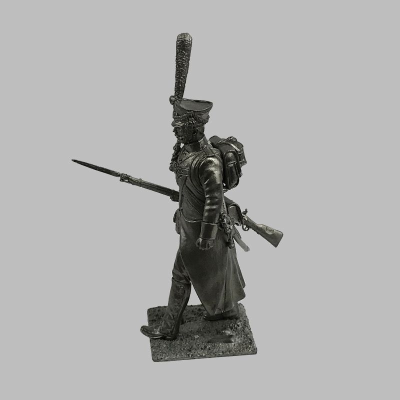 оловянный солдатик «рядовой во фланге». армия россии 1812-14 гг.