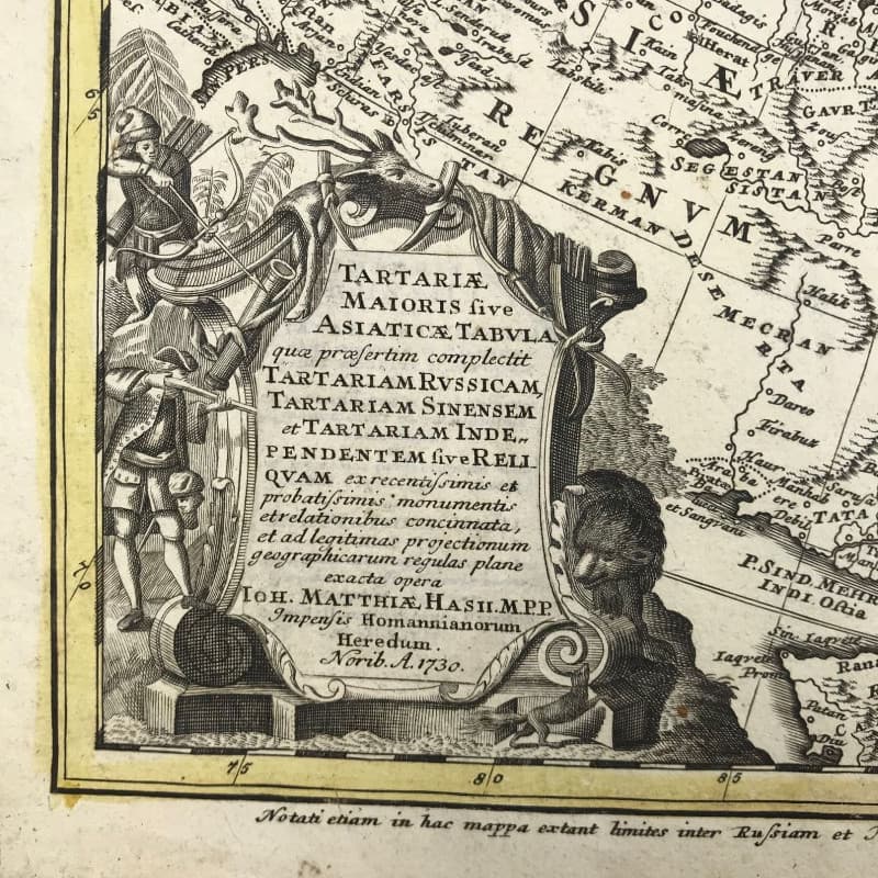 картинка карта тартарии, 1730 год