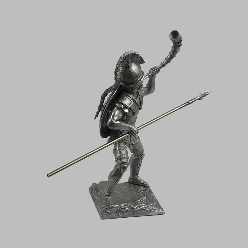 оловянный солдатик «этрусский гоплит. 5 век до н.э.»