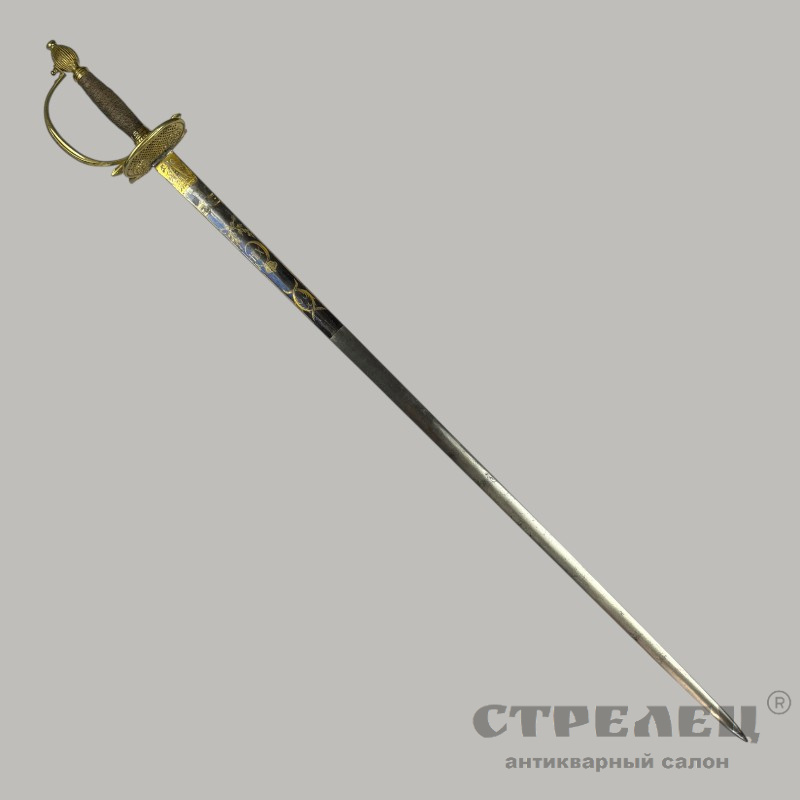 фото — шпага без ножен. швеция, 1809-1818 гг.