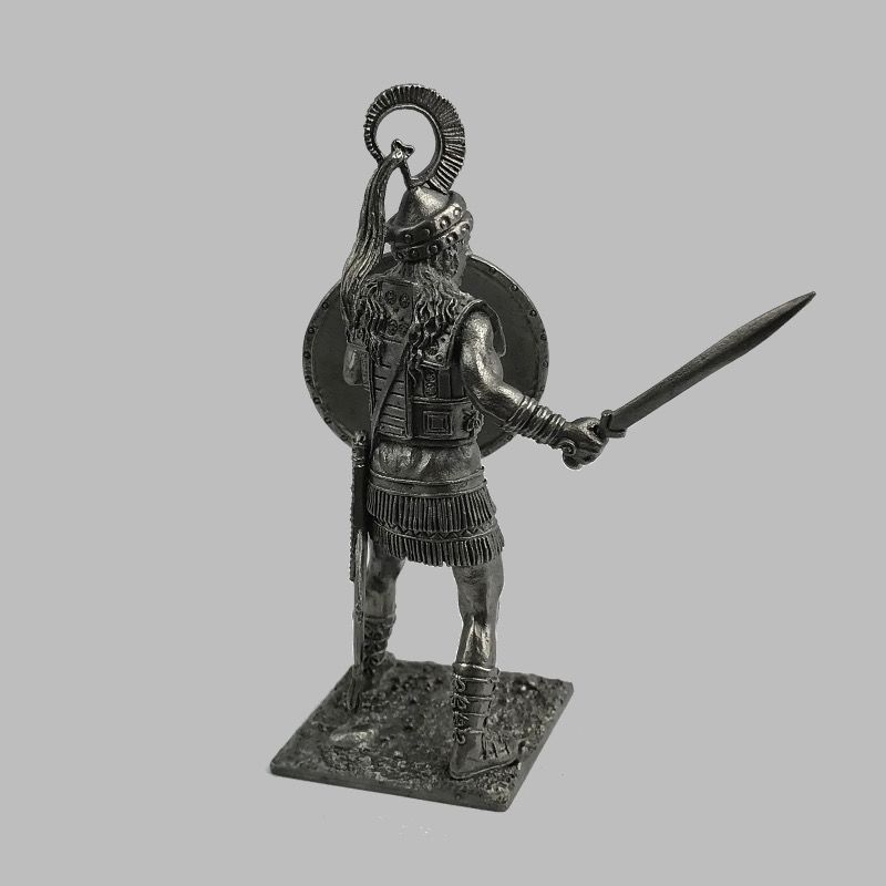 картинка оловянный солдатик «идоменей вызывающий гектора на поединок»