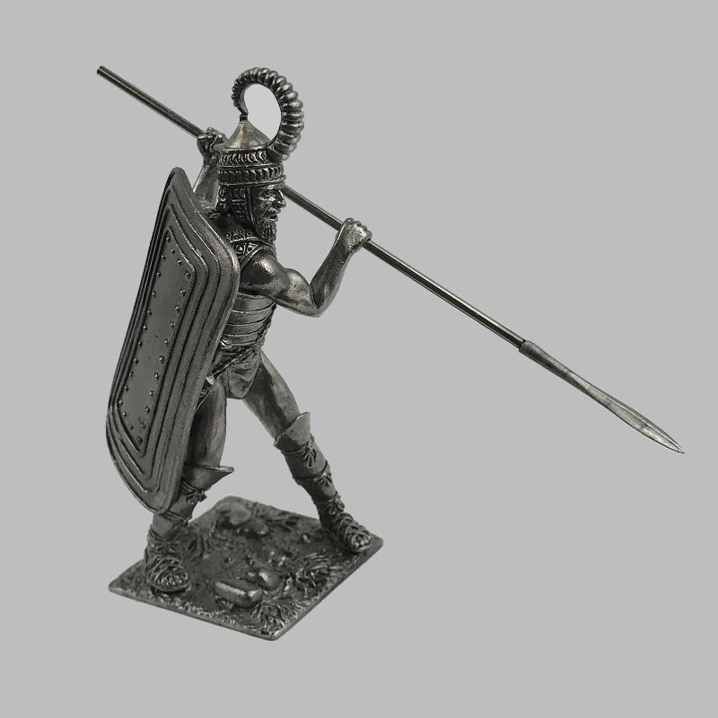 картинка оловянный солдатик «воин из войска ахилла». троянская война