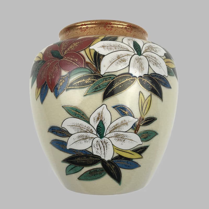 фарфоровая японская ваза. Антикварный салон Стрелец