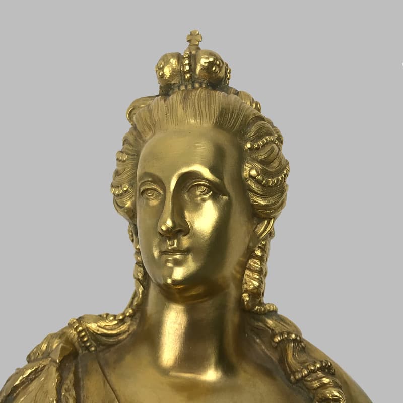 Картинка бронзовая статуэтка «екатерина i»