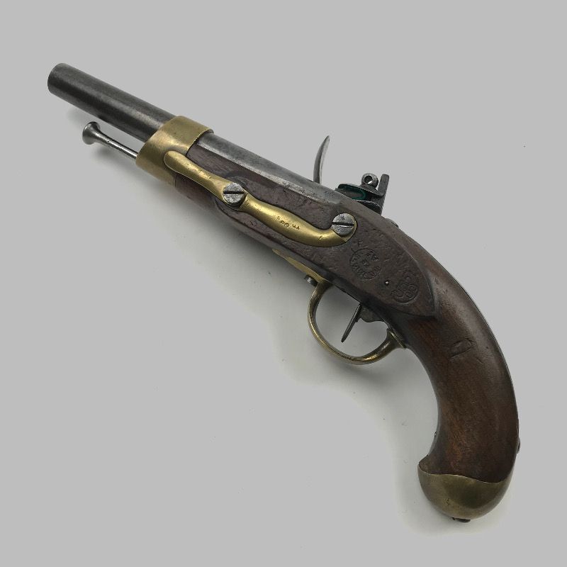 картинка  пистолет кремневый. европа, 1813 год