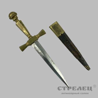 картинка — кинжал европейский конец, 19 века
