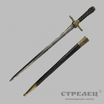 картинка — кортик морской, офицерский, 19 век. европа