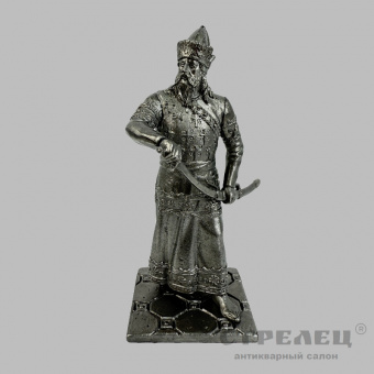 фото — оловянный солдатик «император мануил ii палеолог, 1395 г.». гк