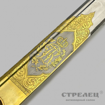 картинка — сабля артиллерийская, офицерская, заказная. швеция, конец 19 века