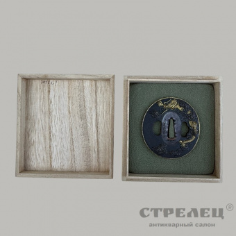 фото — цуба «дракон в небесах», подписная. япония