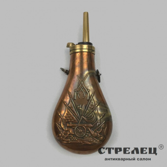 картинка «натруска» пороховница для черного пороха. европа