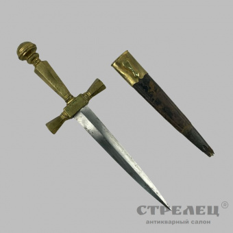 картинка — кинжал европейский конец, 19 века
