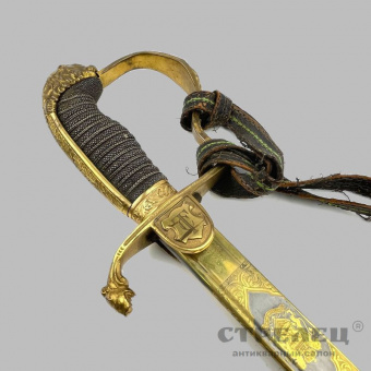 картинка — сабля артиллерийская, офицерская, заказная. швеция, конец 19 века
