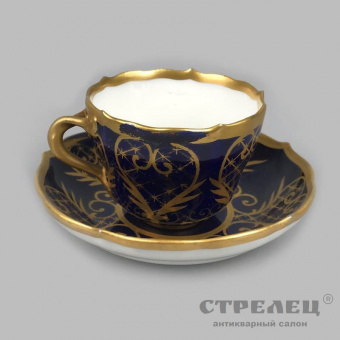 картинка — две кофейные пары. фарфор. meissen