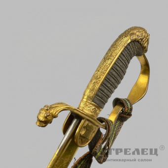 картинка — сабля артиллерийская, офицерская, заказная. швеция, конец 19 века