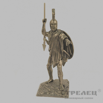 фото — оловянный солдатик «аргосский воин. 8 век до н.э». гк