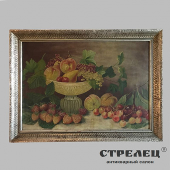 картинка картина «фруктовый натюрморт с вазой». европа