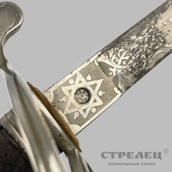 картинка — палаш британский, офицерский, пехотный, 19 век