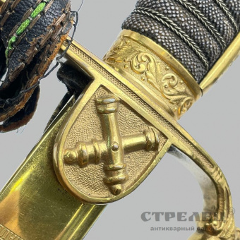 картинка — сабля артиллерийская, офицерская, заказная. швеция, конец 19 века
