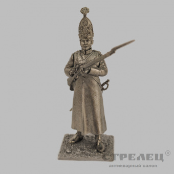фото — оловянный солдатик «рядовой по команде — взводи курки. россия». гк
