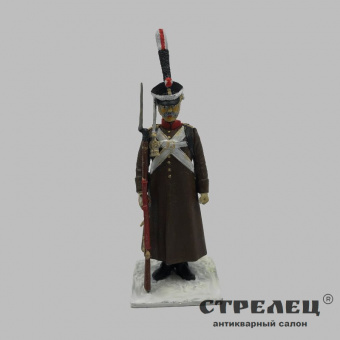 картинка оловянный солдатик «русский солдат в строю 1812-14 гг.»