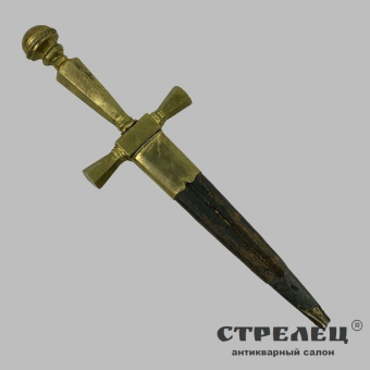 картинка — кинжал европейский конец, 19 века