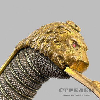 картинка — сабля артиллерийская, офицерская, заказная. швеция, конец 19 века