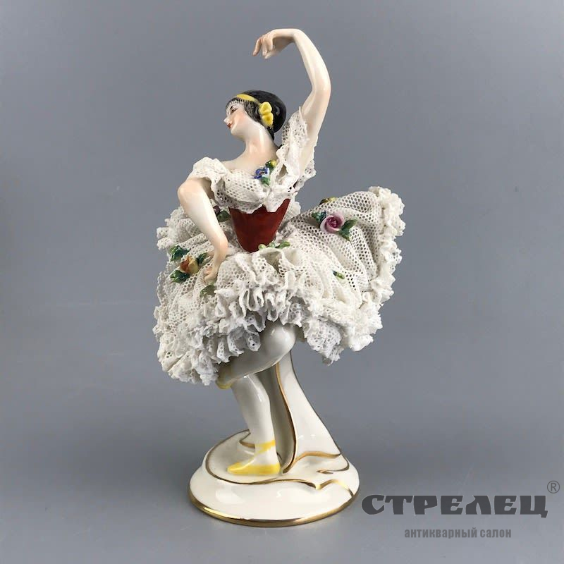 картинка фарфоровая статуэтка «танцовщица»