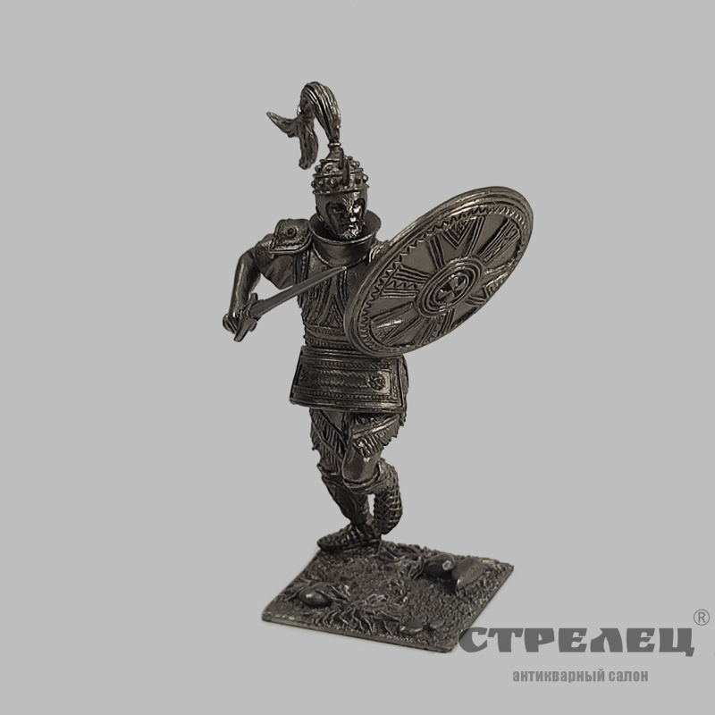картинка — оловянный солдатик «ахейский вождь диомед. троянская война»