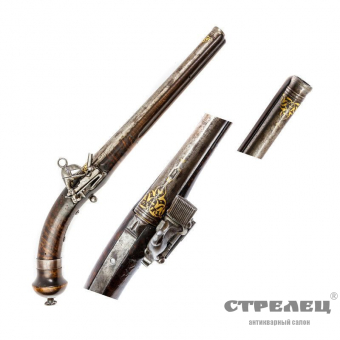 картинка Пистолет кавказский кремнёвый, 19 век 