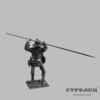 картинка оловянный солдатик «пикинер. европейская пехота 15 века»