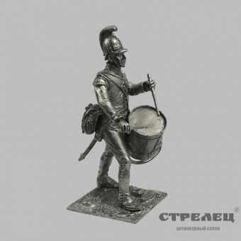 картинка оловянный солдатик «барабанщик фузилерной роты» германия 1805-14 гг.