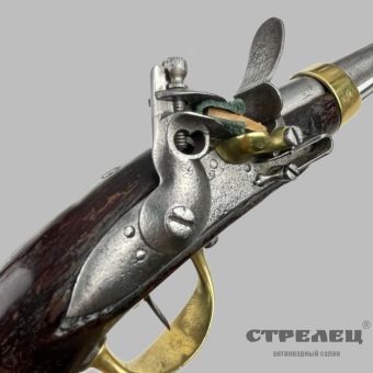 картинка — пистолет европейский с кремнёвым замком, 1809 год