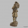 картинка статуэтка «военный трубач». франция, начало 20 века