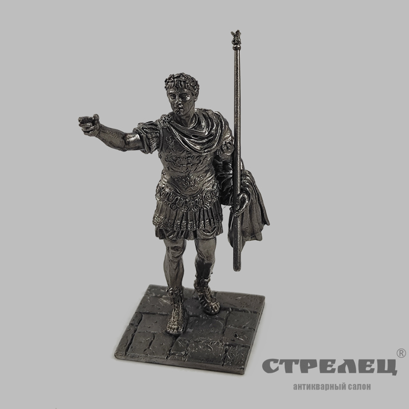 картинка — оловянный солдатик «римский император октавиан август, 1 век н.э.»