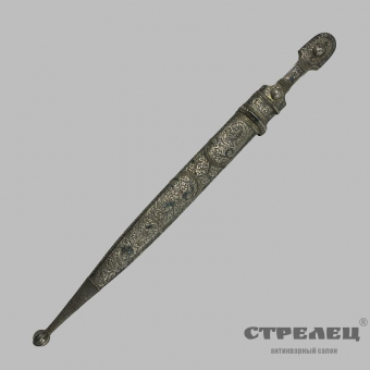 картинка — кавказский кинжал «кама» в серебре