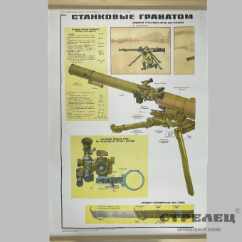 картинка — плакаты «станковые противотанковые гранатомёты спг-9м и спг-9дм»