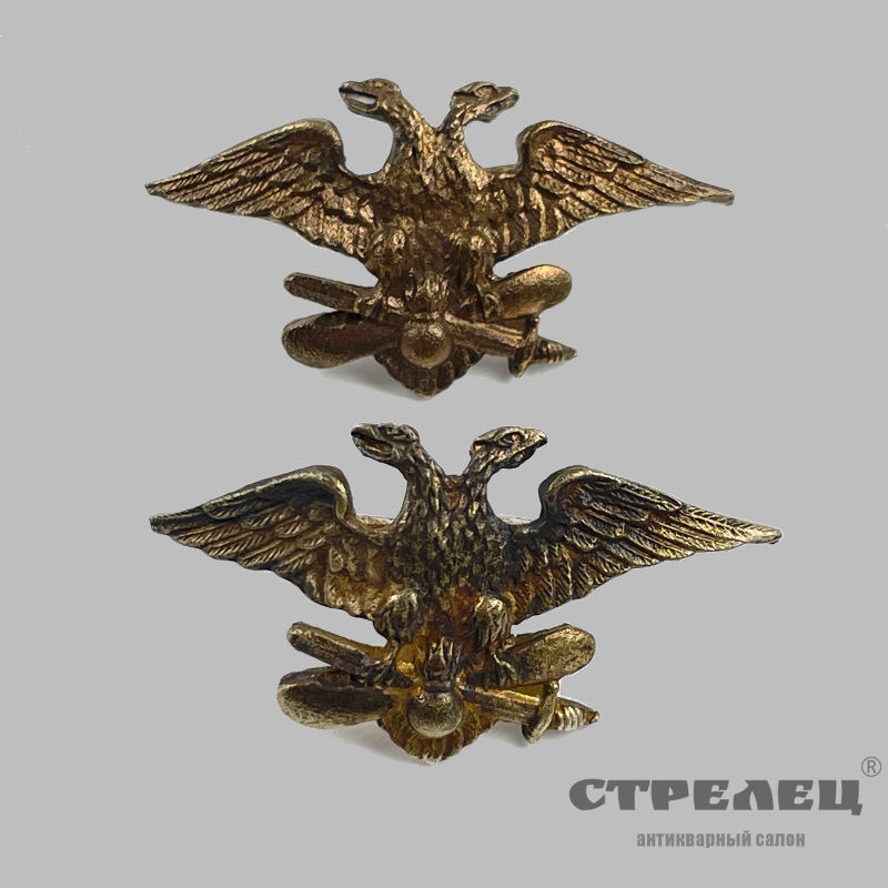 картинка — знак на погоны офицеров авиаторов. россия, начало 20 века