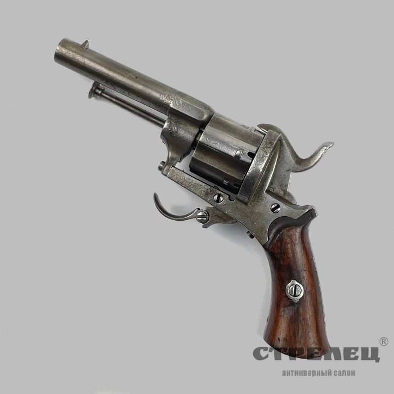картинка — револьвер шпилечный. бельгия, 1860 — 1877 гг.