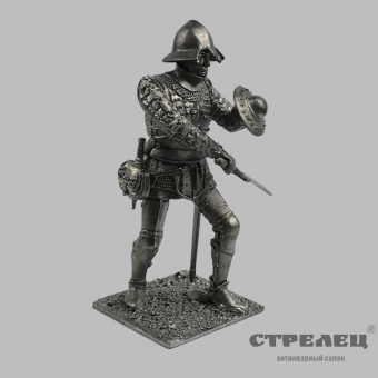картинка оловянный солдатик «европейская пехота 15 века. наемник»