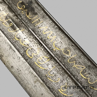 картинка шашка кавказская, конец 19 века. клинок с арабской надписью